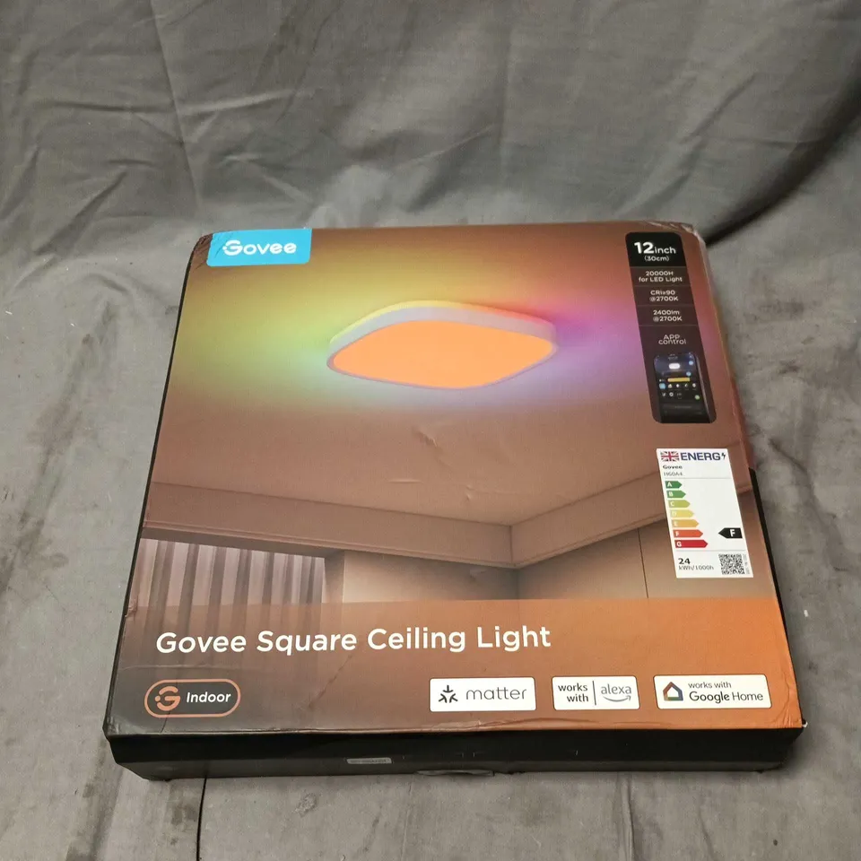 GOVEE SQUARE CEILING LIGHT 12 INCH, BOXED