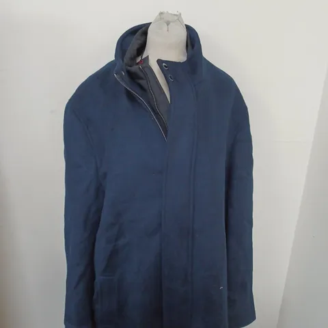 TED BAKER LONDON WOOL BLEND FUNNEL NECK COAT SIZE 6