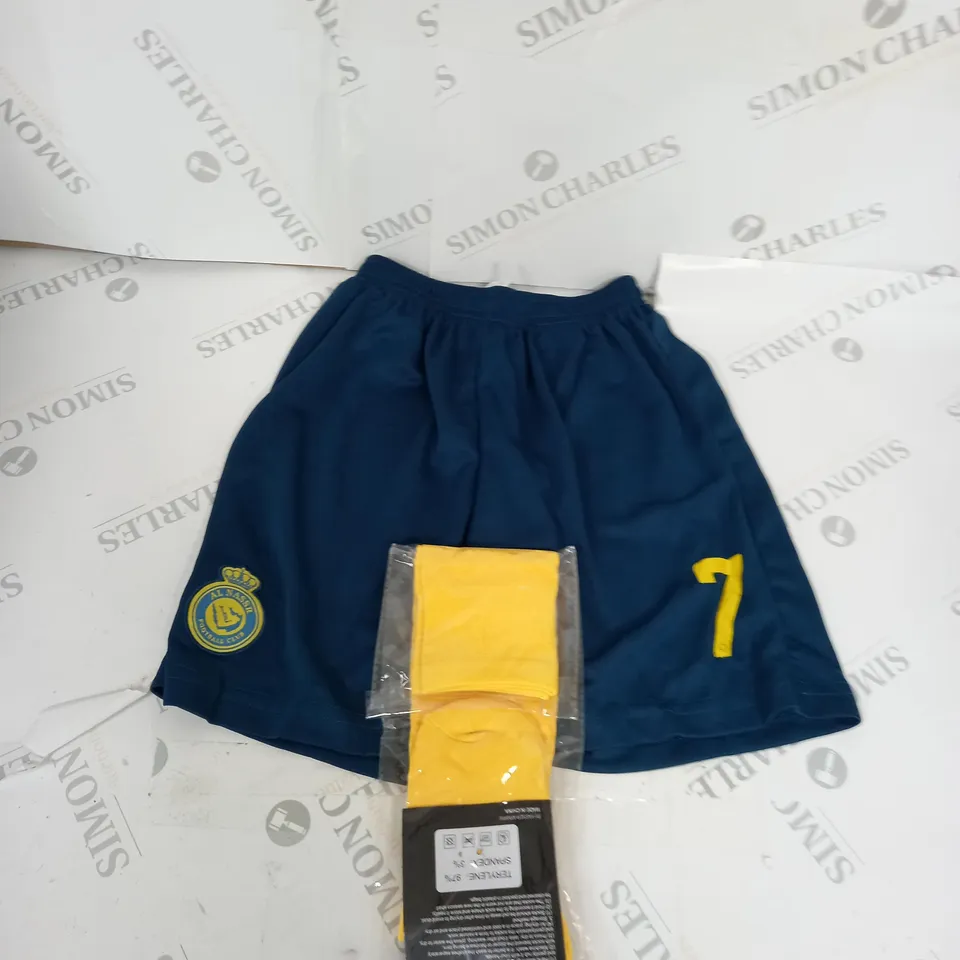 AL NASSR AWAY KIT WITH RONALDO 7 SIZE 26