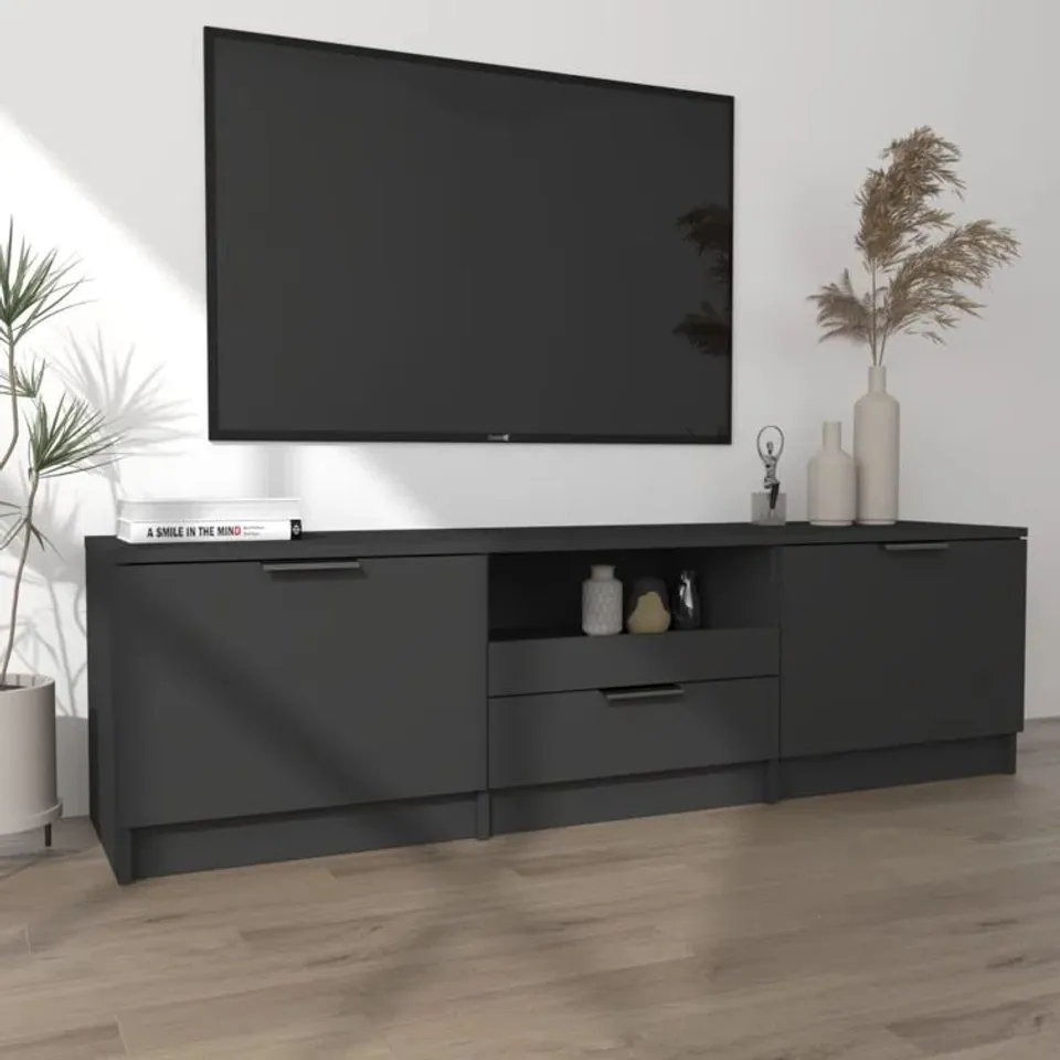 BOXED JEEVA TV STAND FOR TV'S UP TO 60" - WHITE (1 BOX)