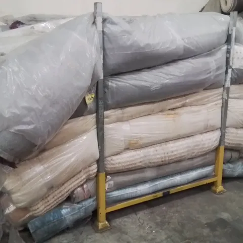 STILLAGE OF APPROXIMATELY 23 QUALITY BAGGED XL DESIGNER RUGS