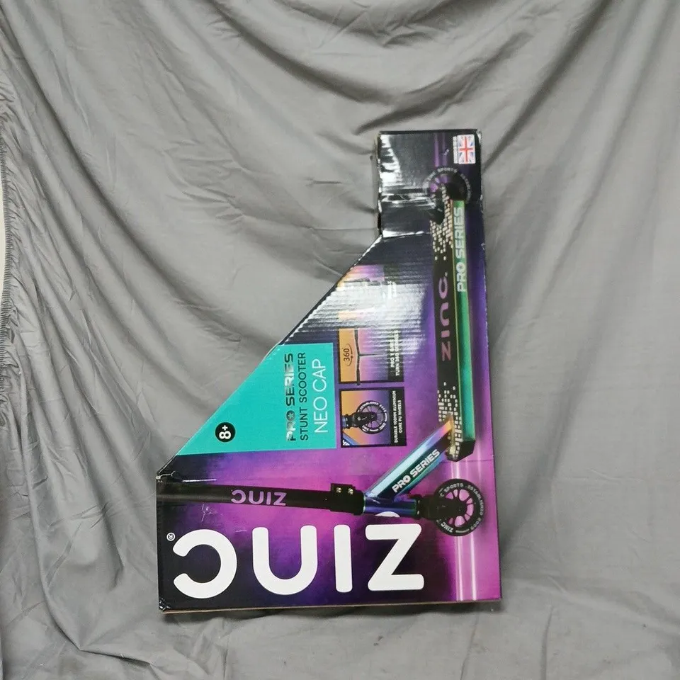 BOXED ZINC NEOCAP PRO SERIES STUNT SCOOTER RRP £79.99