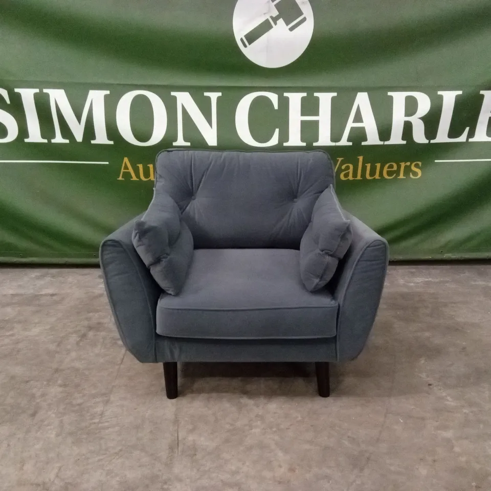 NEW PAULO FABRIC ARMCHAIR RRP £499