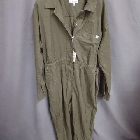 PASSENGER RESENATE BOILER SUIT IN KHAKI SIZE L