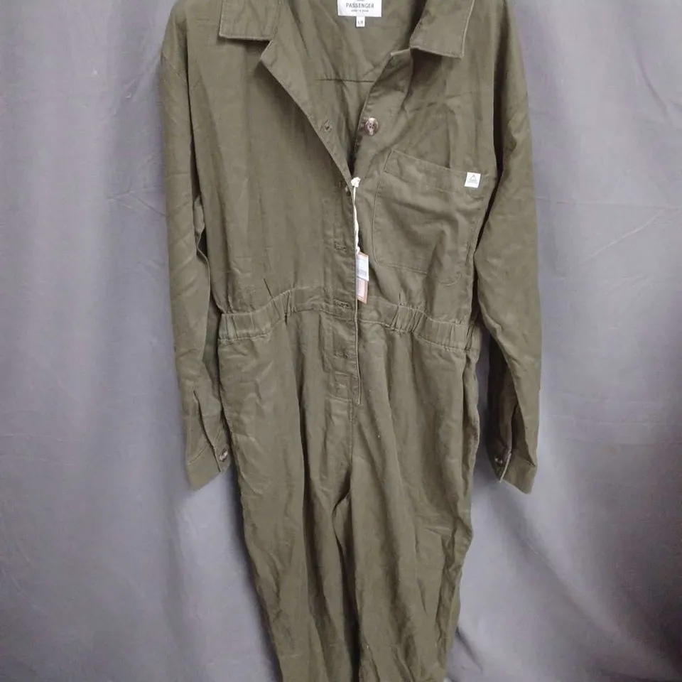 PASSENGER RESENATE BOILER SUIT IN KHAKI SIZE L