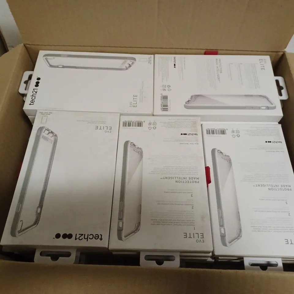 LOT OF 79 X IPHONE 6 6S PLUS - SILVER ALUMINIUM TECH21 EVO ELITE MOBILE CASE.