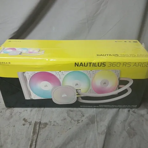 BOXED AND SEALED CORSAIR NAUTILUS 360 RS ARGB