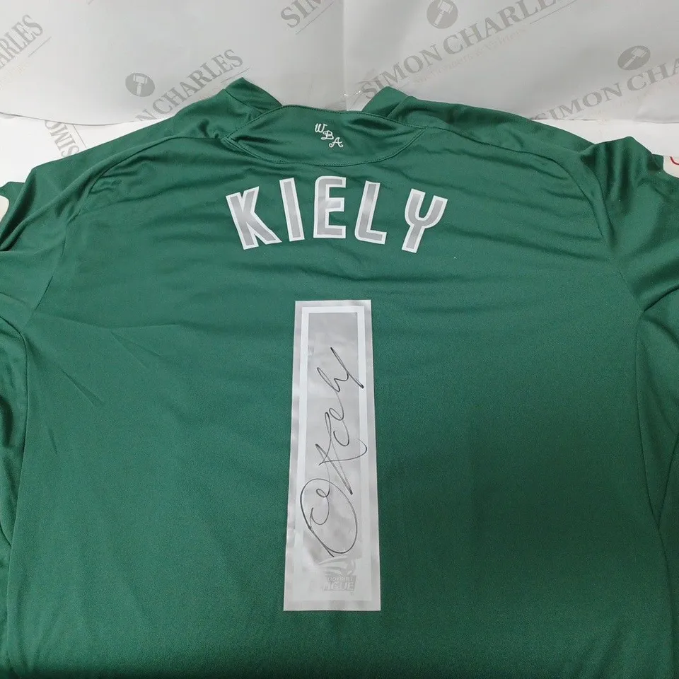 SIGNED WEST BROMWICH ALBION FOOTBALL JERSEY - KIELY