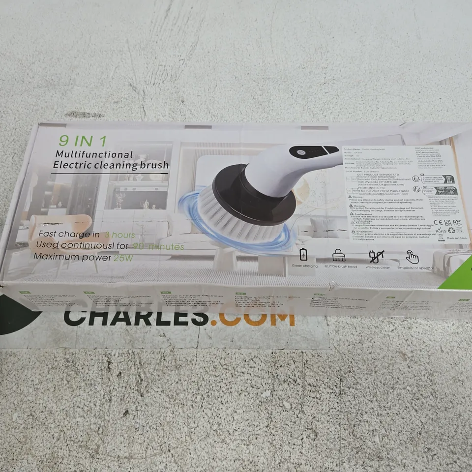9-IN-1 MULTIFUNCTIONAL ELECTRIC CLEANING BRUSH – 25W (BOXED)
