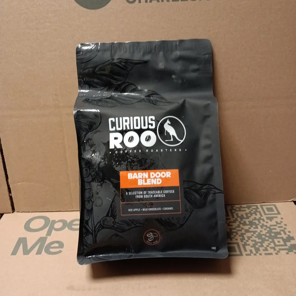 CURIOUS ROO BARN DOOR BLEND COFFEE RED APPLE/MILK CHOCOLATE/CARAMEL 1KG