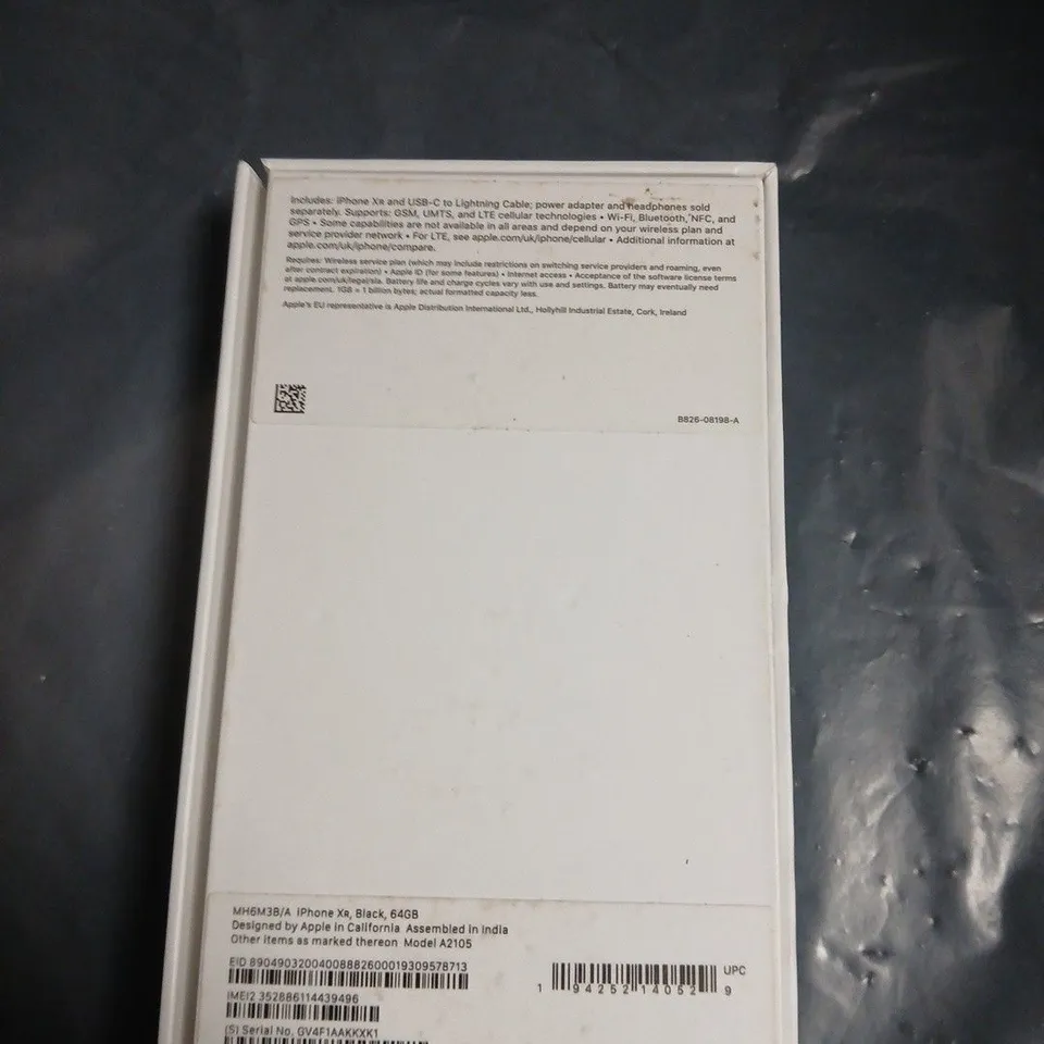 APPLE IPHONE XR - BLACK – BOXED