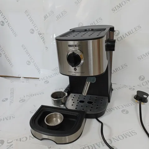 BOXED COOK'S ESSENTIALS PUMP ESPRESSO COFFEE MACHINE