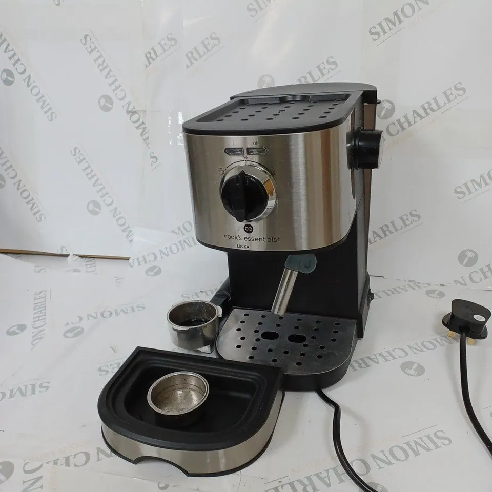 BOXED COOK'S ESSENTIALS PUMP ESPRESSO COFFEE MACHINE