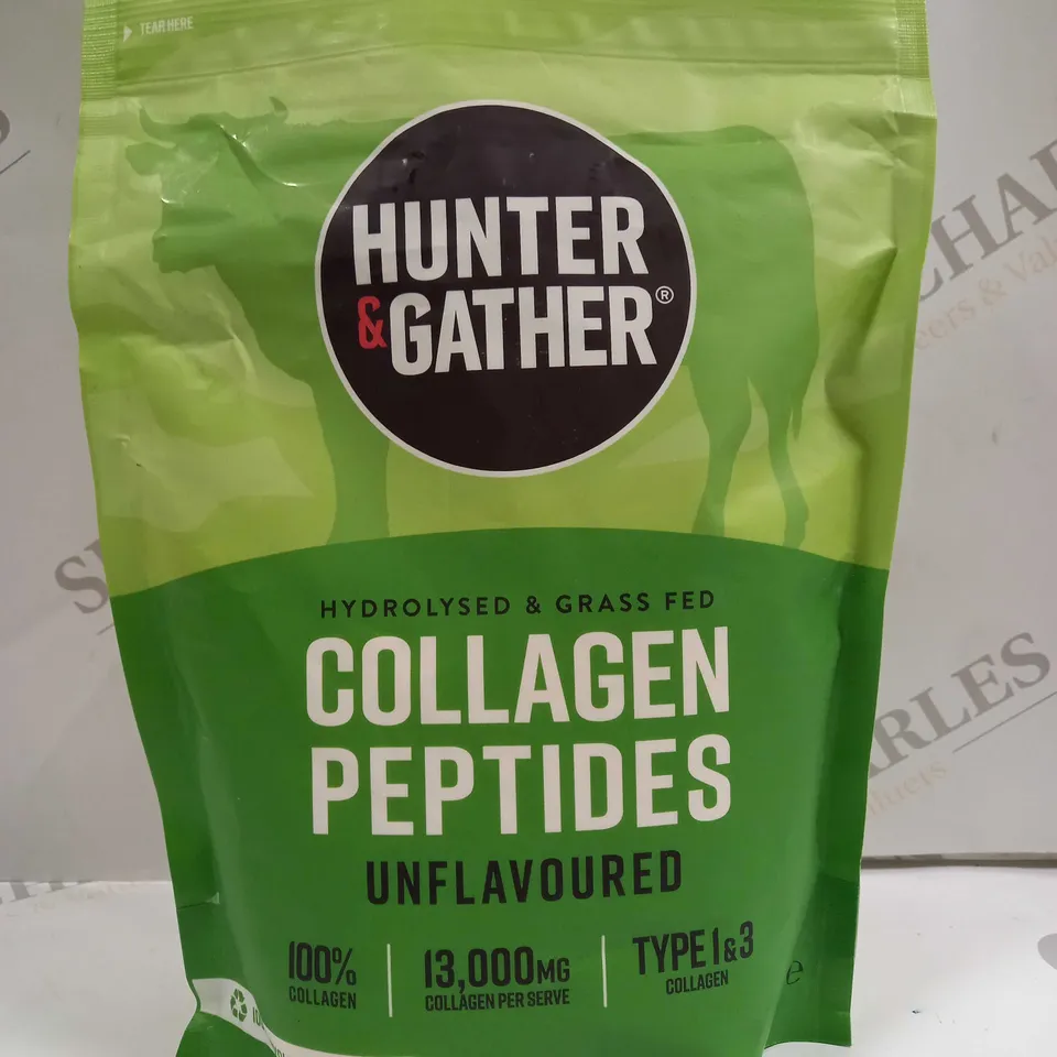 HUNTER & GATHER UNFLAVOURED COLLAGEN PEPTIDES 400G