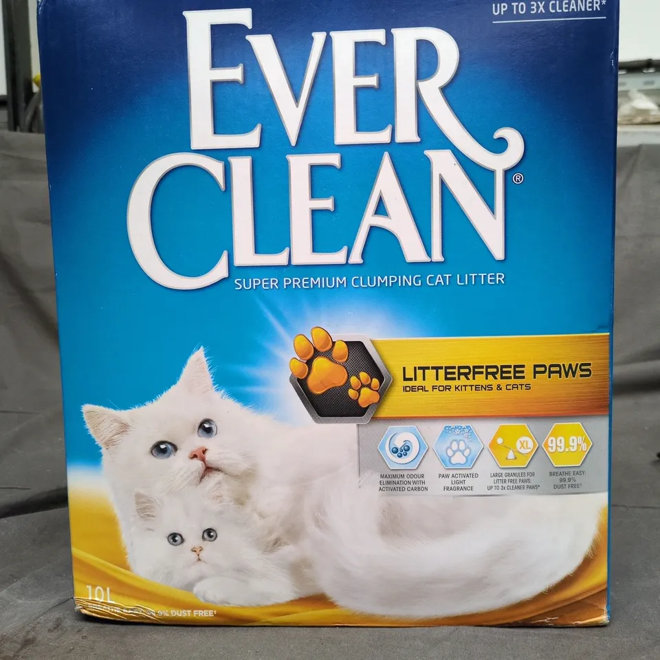 EVER CLEAN CAT LITTER – LITTERFREE PAWS, 10L