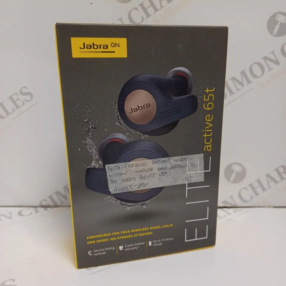 BOXED JABRA ELITE ACTIVE 65T EARBUDS