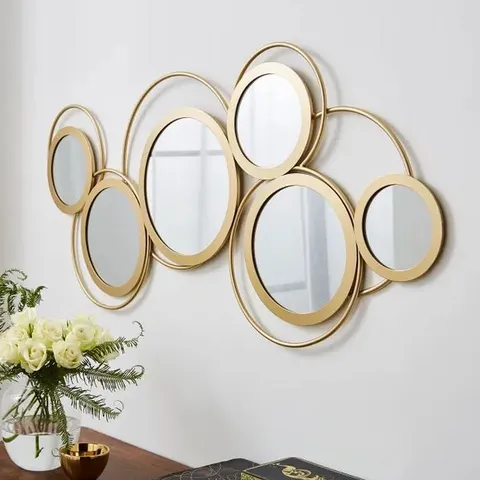 BOXED GOLD LUXE INDOOR OUTDOOR WALL ART