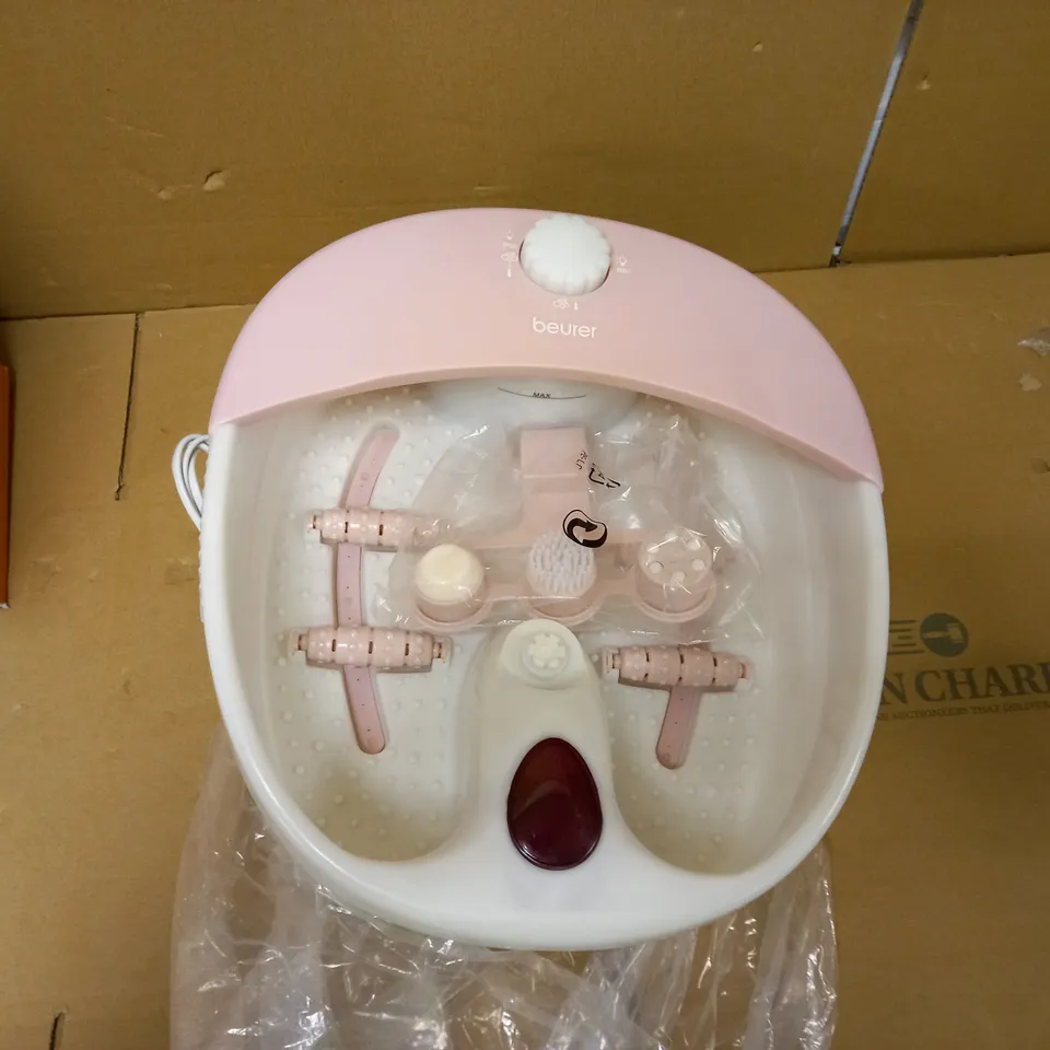 BEURER FB20 FOOTSPA WITH PEDICURE ATTACHMENTS