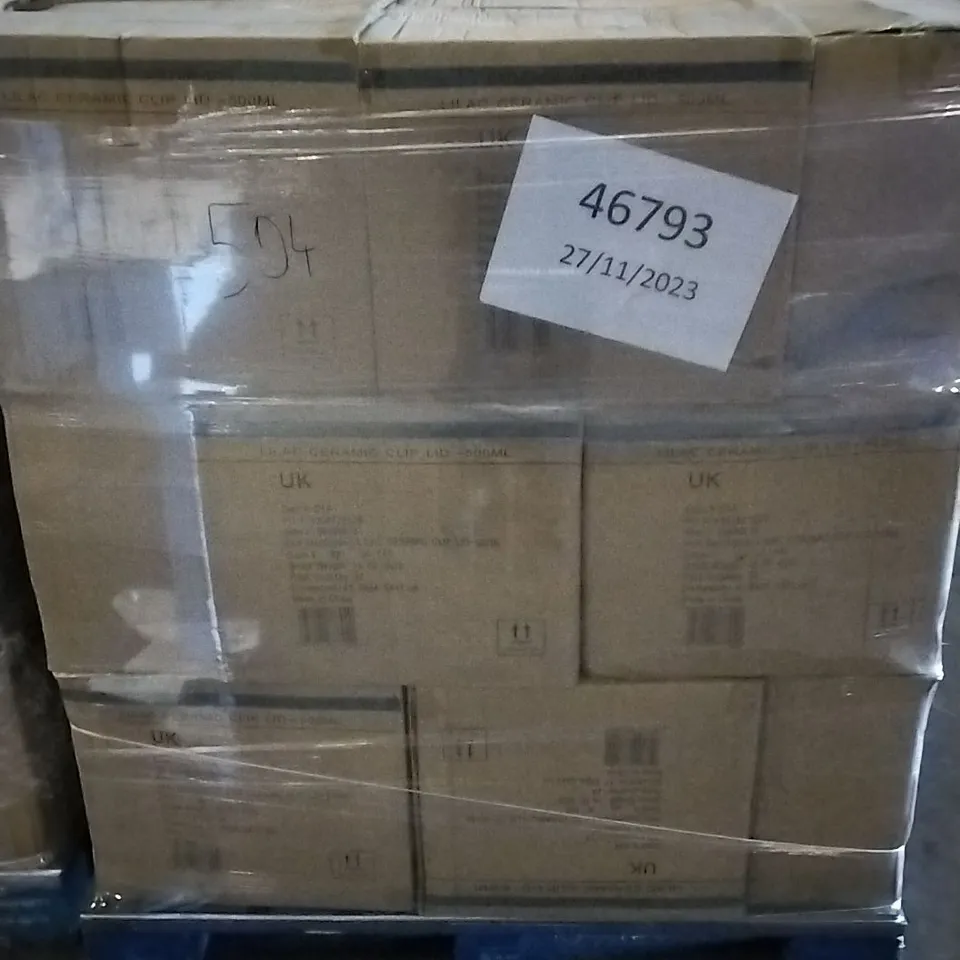 PALLET OF APPROXIMATELY 30 X BOXES OF BRAND NEW GEORGE HOME 500ML LILAC CERAMIC CLIP LID JARS - 24 JARS PER BOX 