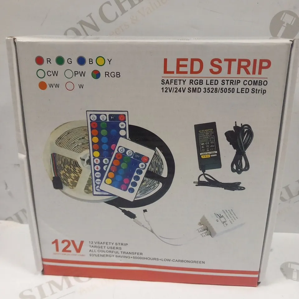 BOXED LED STRIP 12V SAFETY RGB LED STRIP COMBO