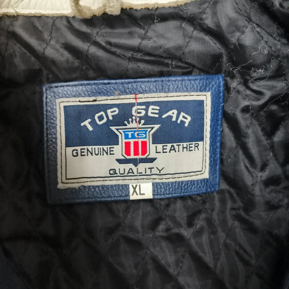 HONDA RACING GENUINE LEATHER MOTORCYCLE JACKET – JUNIOR XL