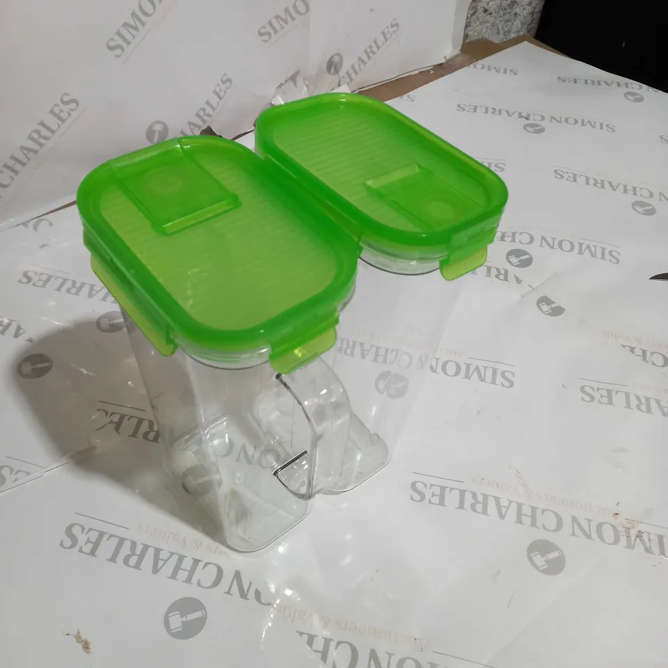 BOXED LOCK AND LOCK SET OF 2 DRINK JUGS IN LIME GREEN