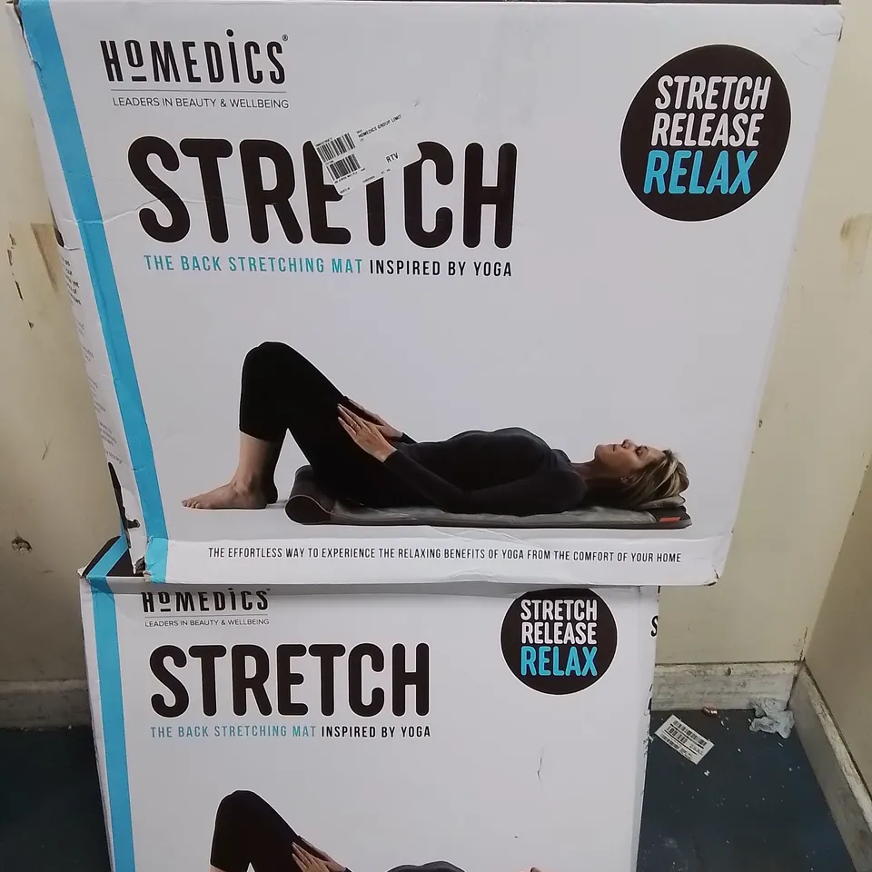 LOT OF 5 HOMEDICS STRETCH BACK STRETCHING MATS