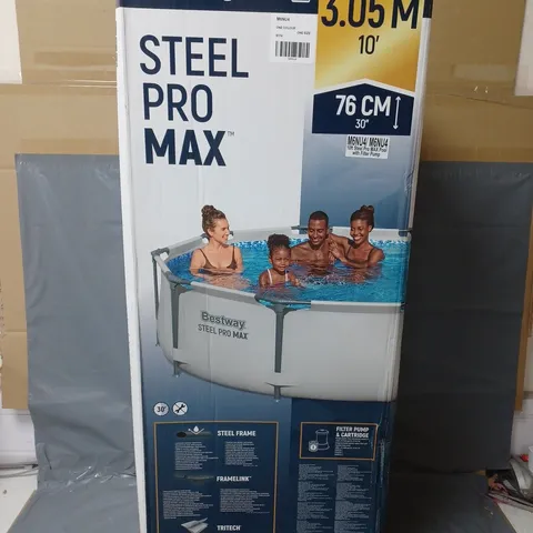 BOXED BESTWAY 10FT STEEL PRO MAX POOL - COLLECTION ONLY