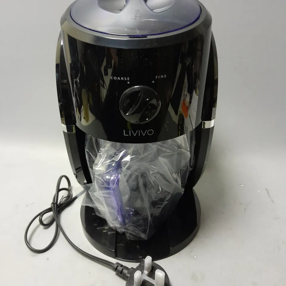 BOXED LIVIVO ELECTRIC ICE CRUSHER IN BLACK