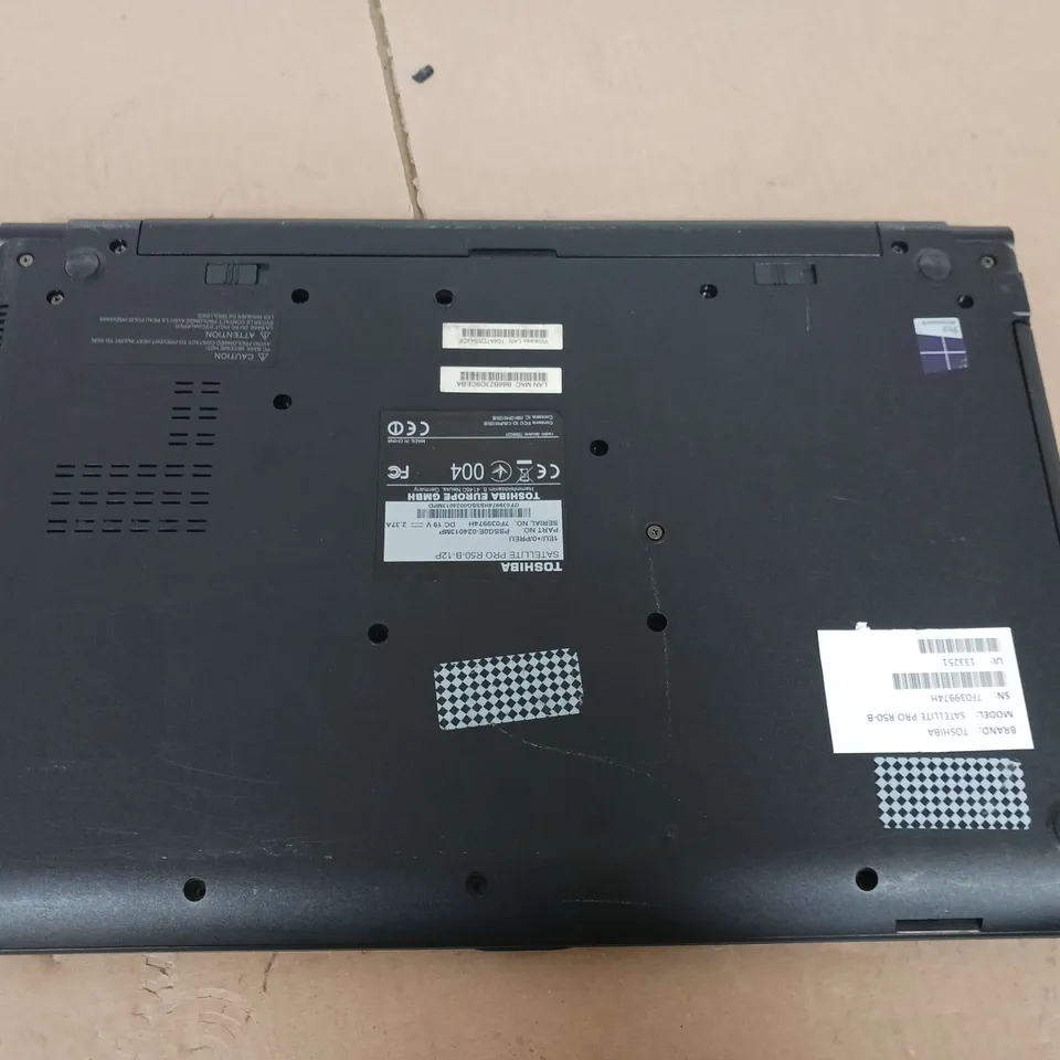 TOSHIBA SATELLITE PRO R50-B 15 INCH	I3-4005U 1.70GHZ