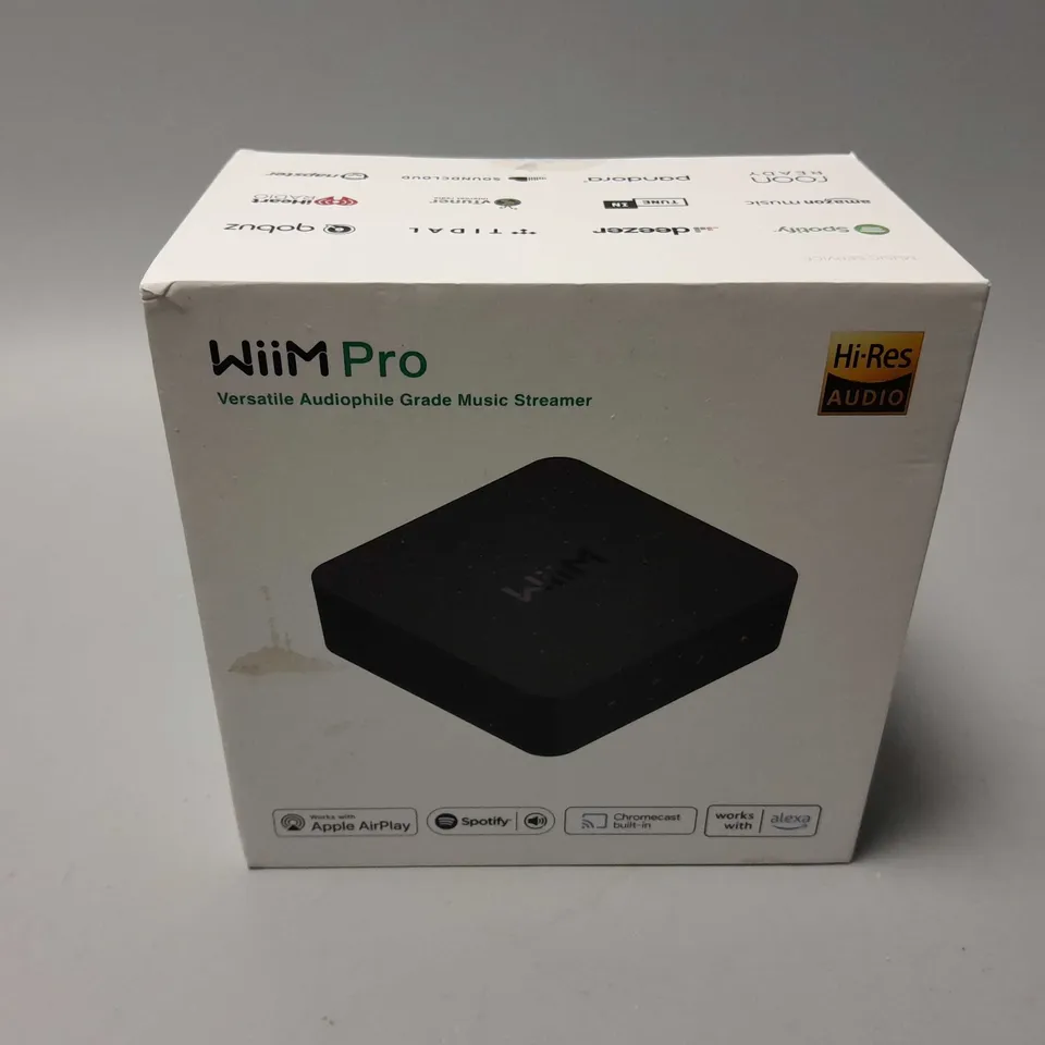 BOXED AND SEALED WIIM PRO VERSATILE AUDIOPHILE GRADE MUSIC STREAMER