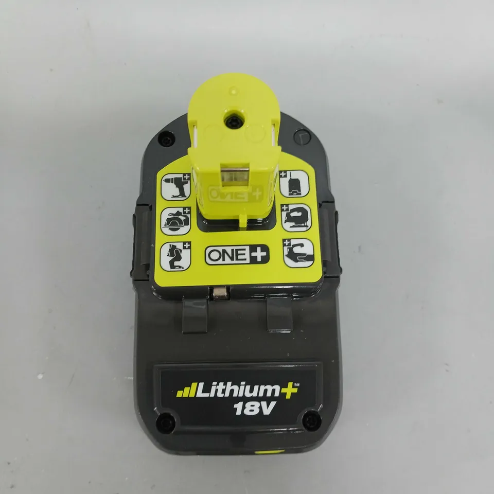 RYOBI ONE 18V LITHIUM+ 2.5AH RRP £65.99