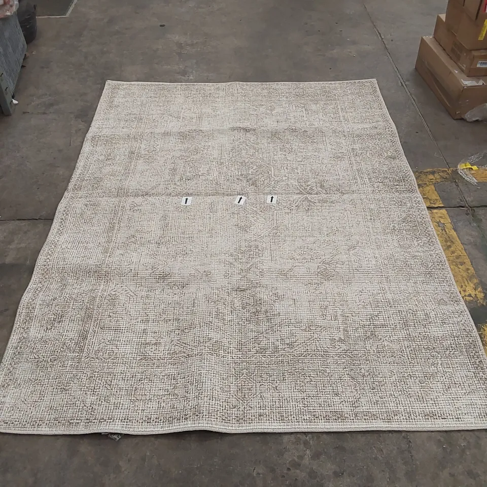 BECKI OWENS X SURYA VINTAGE TRADITIONAL ORIENTAL BOHO SAGE CREAM AREA RUG - 160 x 213cm