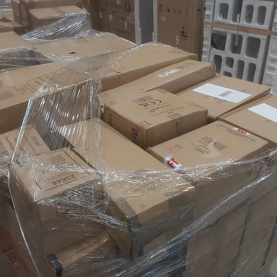 PALLET CONTAINING A VERY LARGE QUANTITY OF ASSORTED DESIGNER LIGHTING PRODUCTS