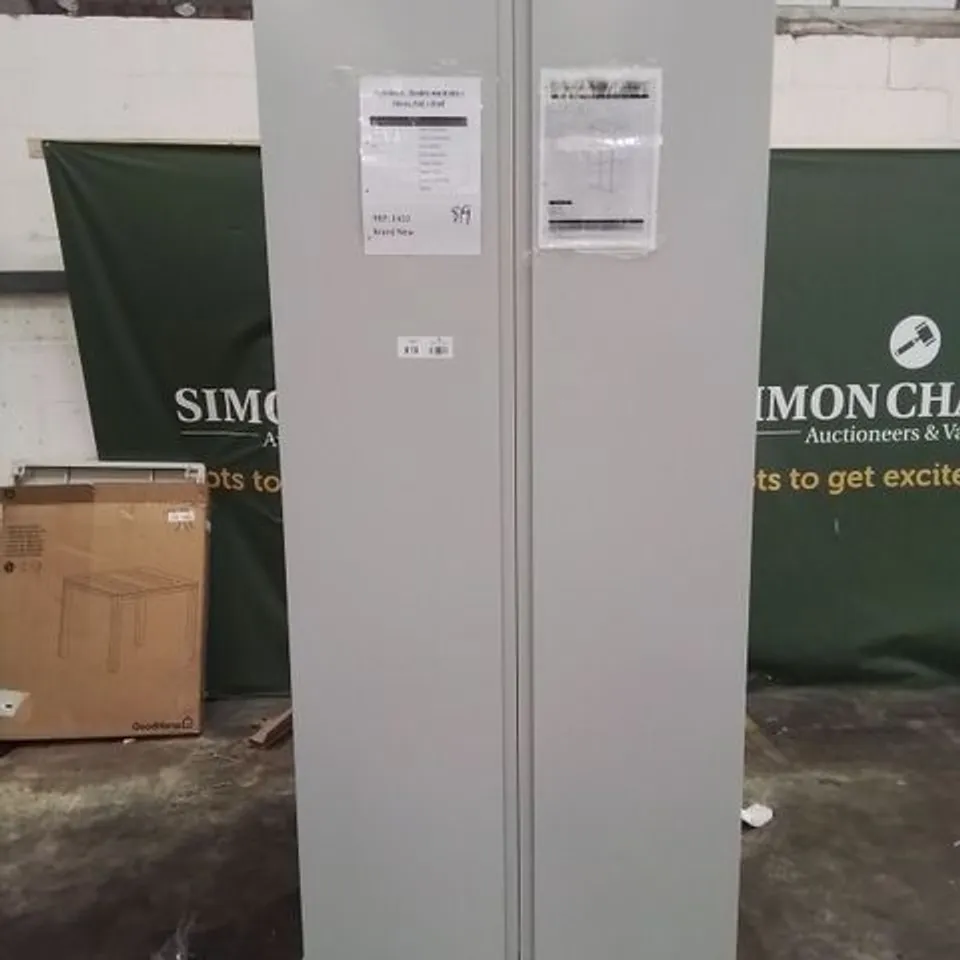 FLAT PACKED MODULAR DOUBLE DOOR WARDROBE SOLID DOORS (4 PACKS)