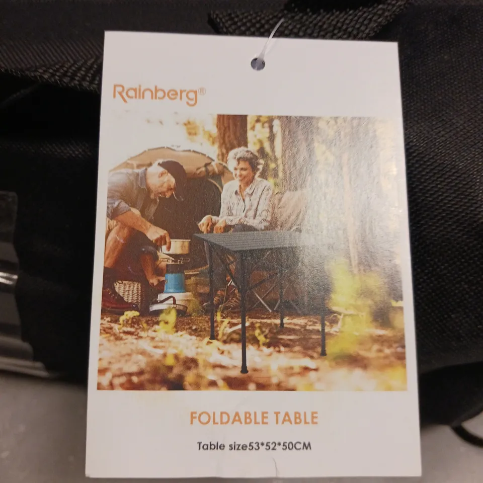 RAINBERG FOLDABLE BLACK TABLE