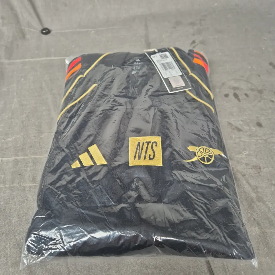 ADIDAS ARSENAL FC HOODIE – BLACK – UK 2XL