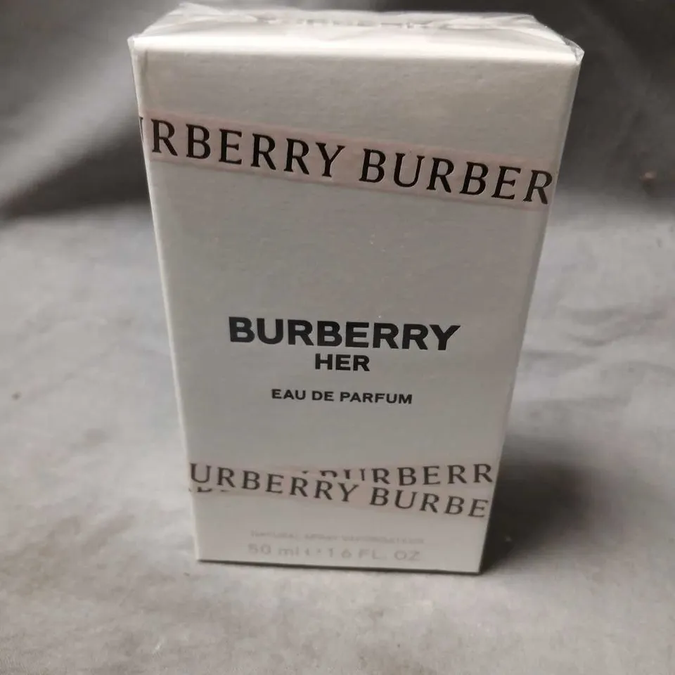 BOXED AND SEALED BURBERRY HER EAU DE PARFUM 50ML