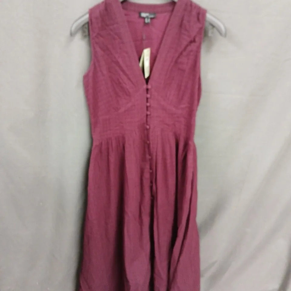 NOBODY'S CHILD SLEEVELESS STARLIGHT MIDI DRESS PURPLE SIZE 8