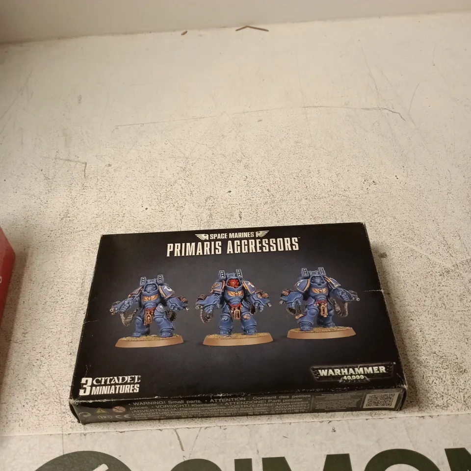 WARHAMMER 40,000 PRIMARIS AGGRESSORS – 3 CITADEL MINIATURES (BOXED)