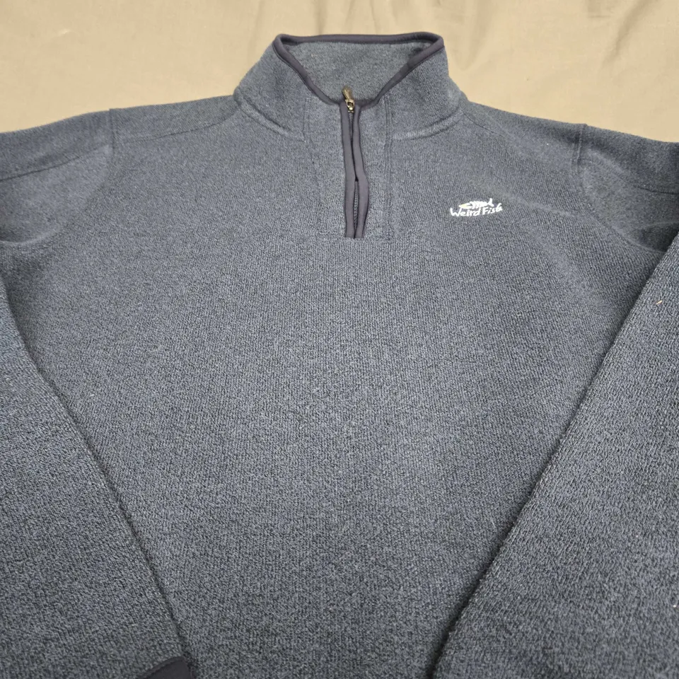 WEIRD FISH QUARTER ZIP FLEECE - 3XL