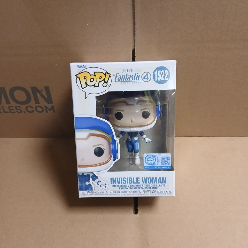 FUNKO POP! MARVEL FANTASTIC 4 FIRST STEPS 1522 INVISIBLE WOMAN BOBBLEHEAD