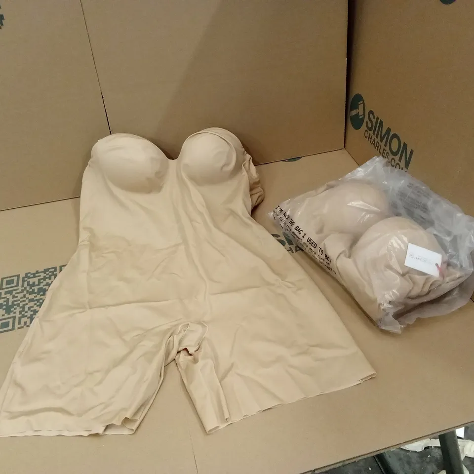 BOX CONTAINING APPROXIMATELY 10 x BRAND NEW MAGISCULPT ALMOND BODYSUITS - SIZE 42D