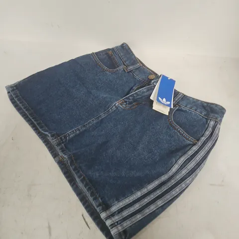 ADIDAS MEN'S DENIM SKIRT – BLUE, UK 10