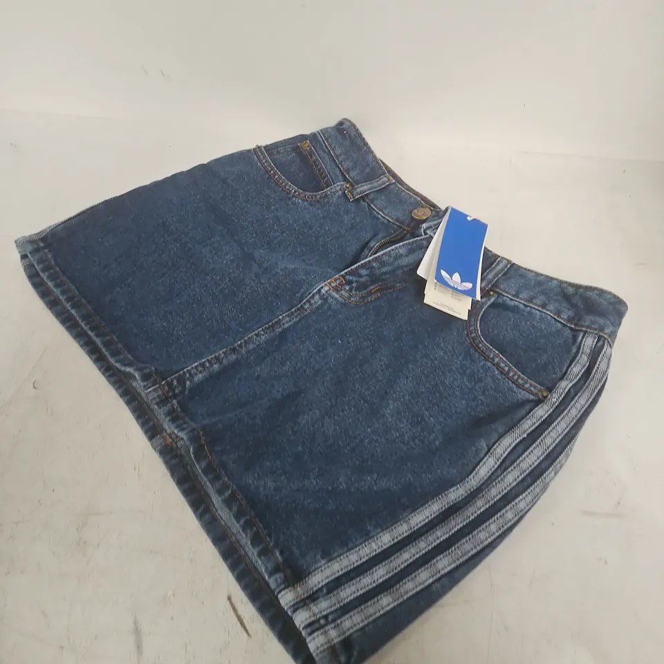 ADIDAS MEN'S DENIM SKIRT – BLUE, UK 10