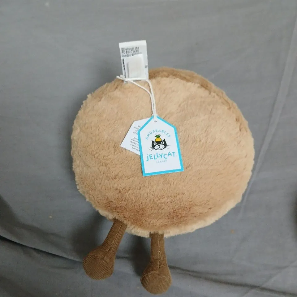 JELLYCAT LONDON PLUSH TOY – ROUND CREAM BODY WITH BROWN LEGS