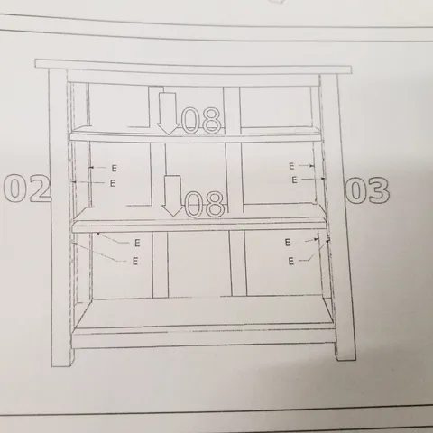 BOXED LOW BOOKCASE - WHITE & WAX - 90×90×30CM