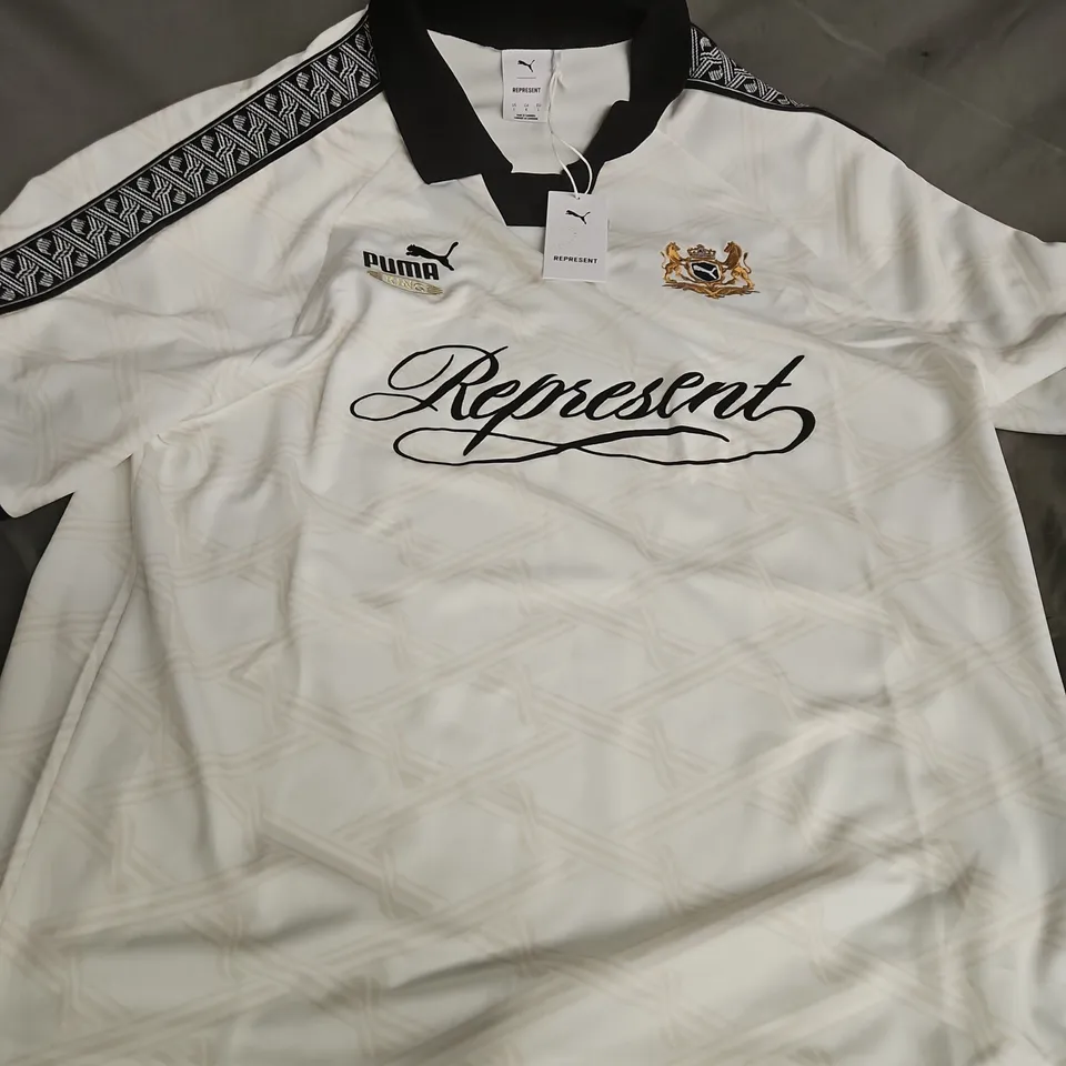 PUMA X REPRESENT KING JERSEY SHOJI FOOTBALL JERSEY – WHITE – LARGE