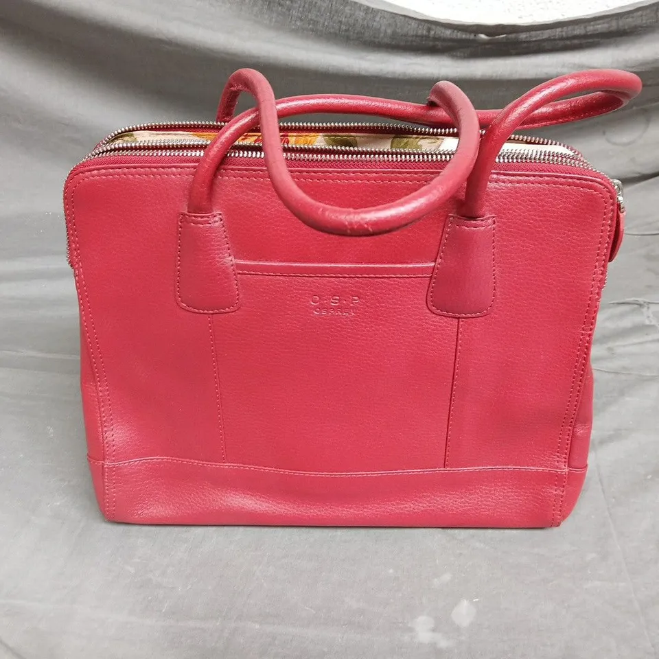OSPREY RED HANDBAG