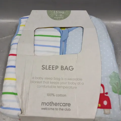 MOTHERCARE 2.5TOG COTTON SLEEP BAG - 6-18 MONTHS 